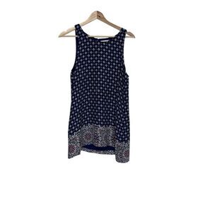 Max Studio sleeveless top printed‎ size medium